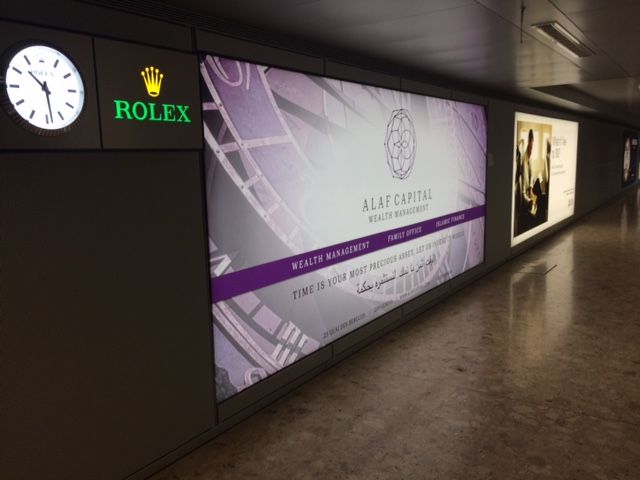 ALAF Airport Geneva advertising