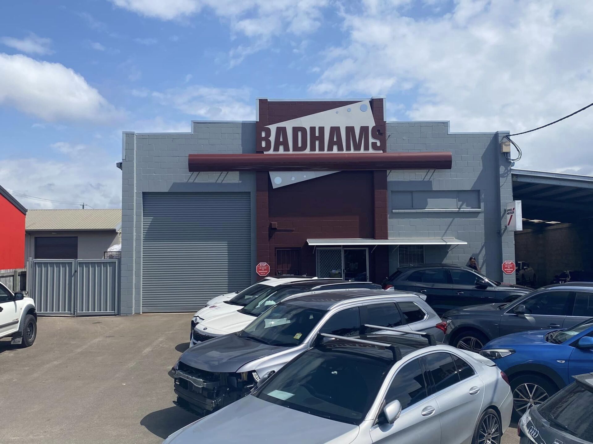 Badhams Vehicle Lot — Panel Beating Works in Maroochydore, QLD