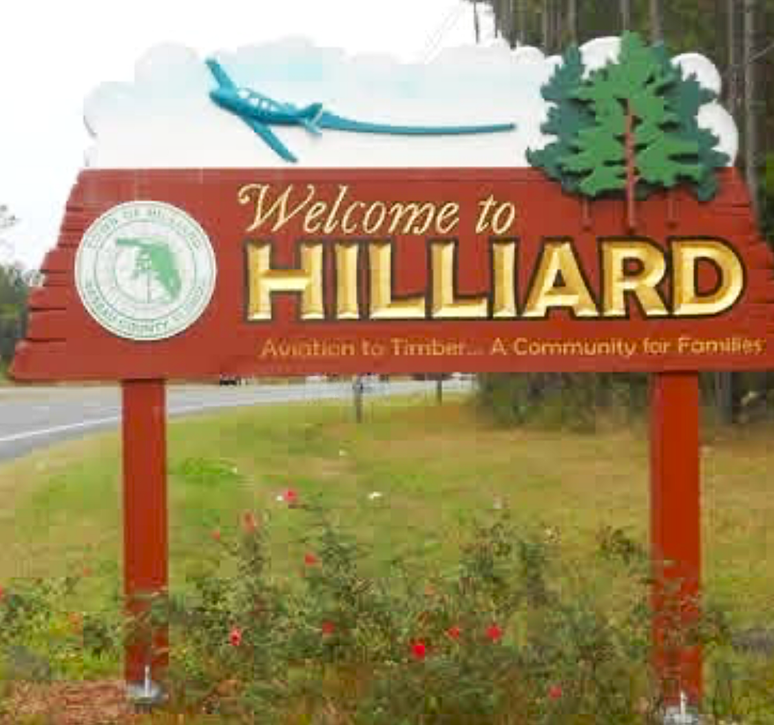 Picture of the Welcome to Hilliard sign