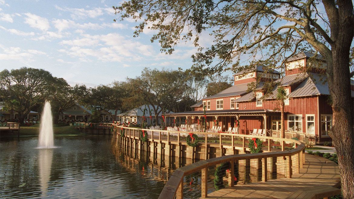 Picture of a resort on the water in Nassau County