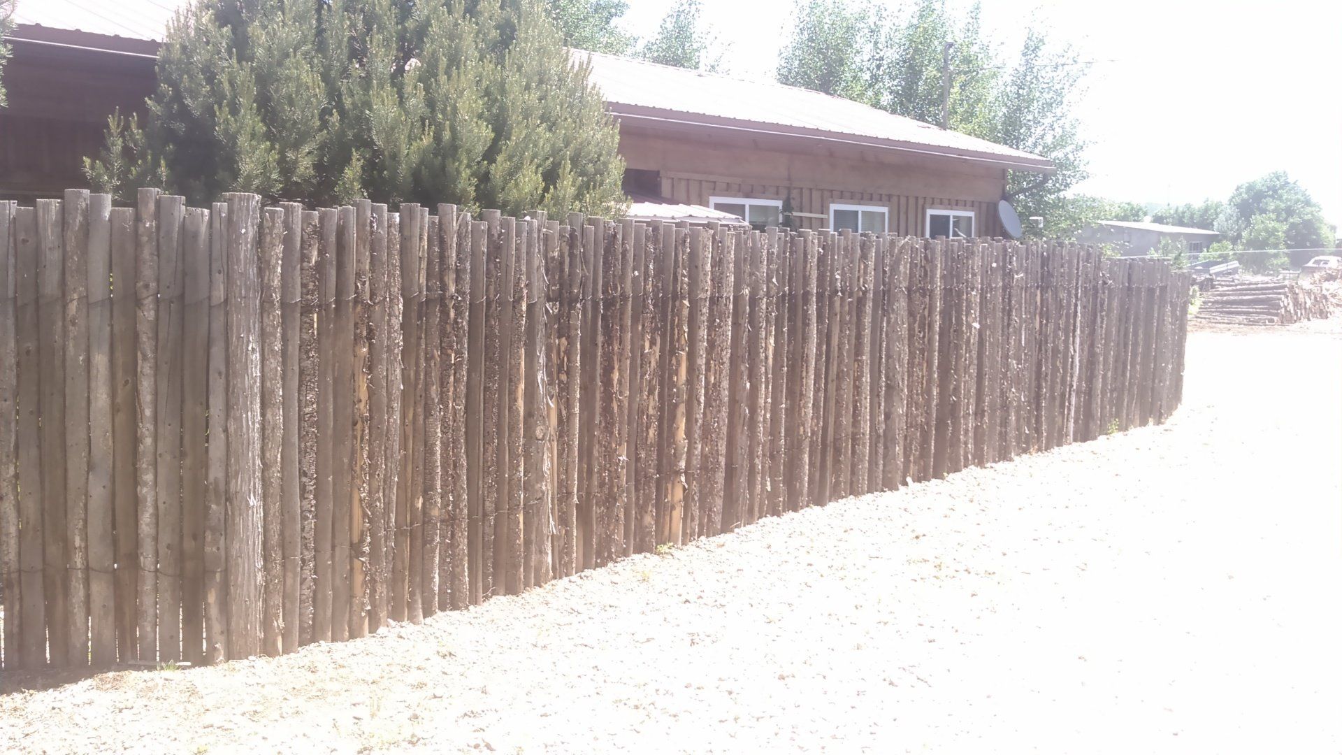 Coyote fencing around house - Coyote Fencing in Santa Fe NM