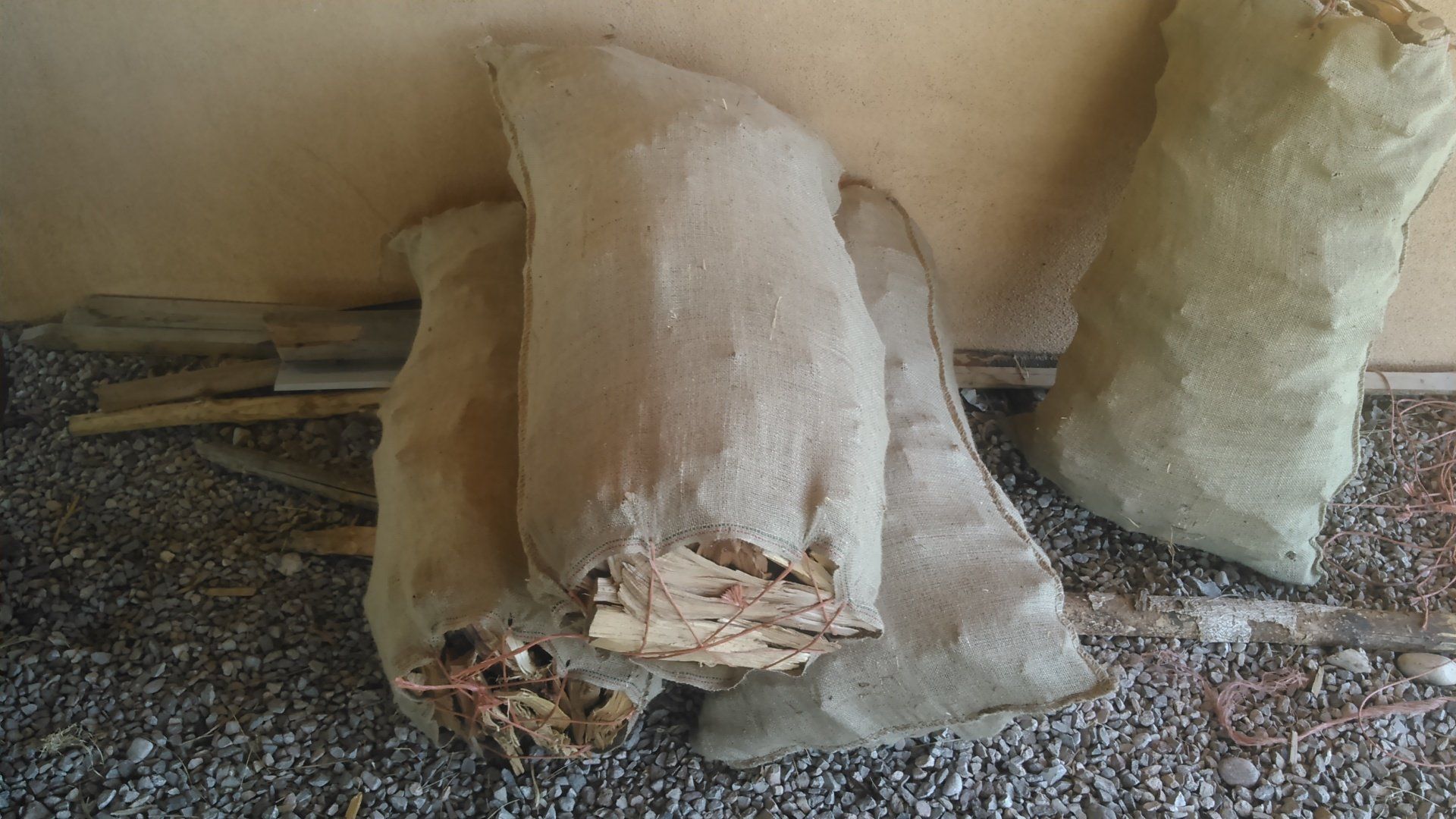 Four burlap sacks of kindling - Firewood in Santa Fe, NM