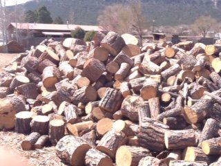 Pile of wood stumps - Firewood in Santa Fe NM