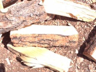 Pieces of split firewood - Firewood in Santa Fe NM