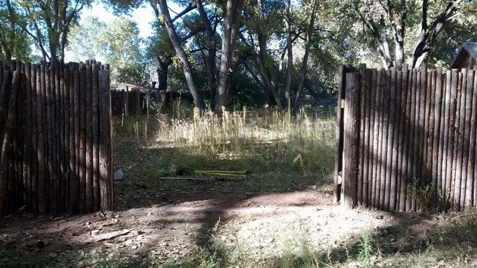 Open Coyote drive-through gate - Coyote Fencing in Santa Fe, NM