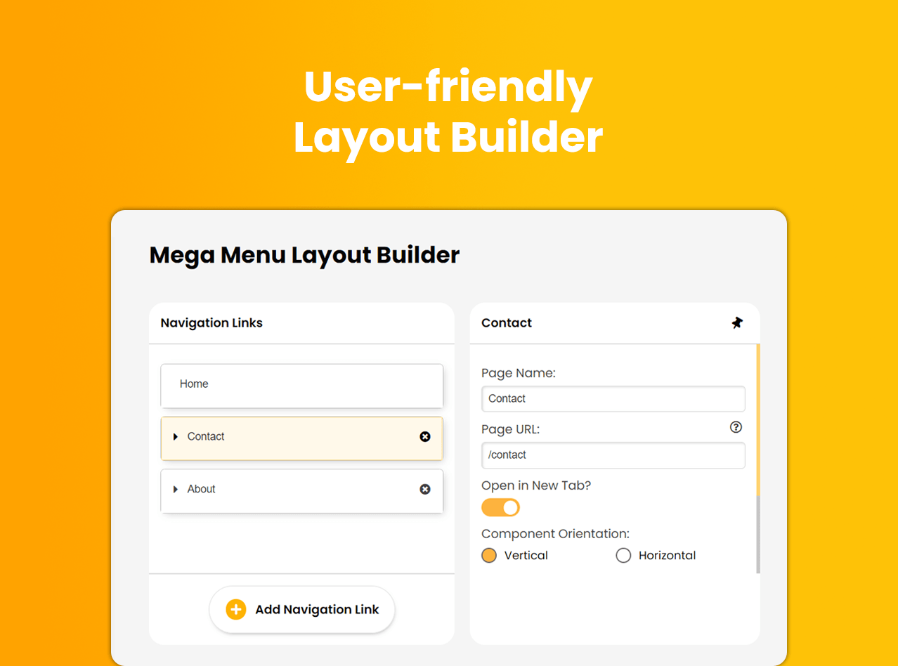 User Friendly Layout Builder