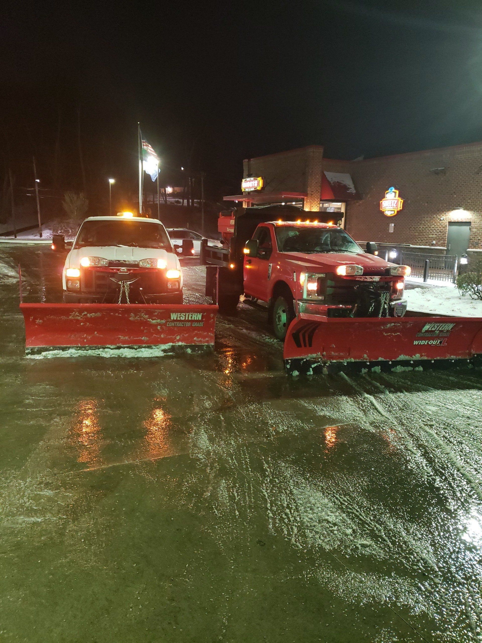 Front House Snow Removal — Bridgeville, PA — MC Landscaping