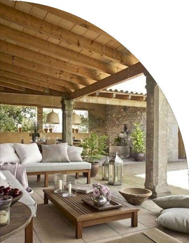 Luxury outdoor living area done by We Do Construction