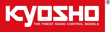 The logo for kyosho the finest radio control models