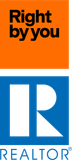 NAR Right by you logo and  Realtor logo stacked