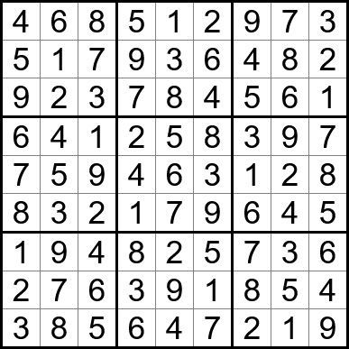A sudoku puzzle with a lot of numbers in it