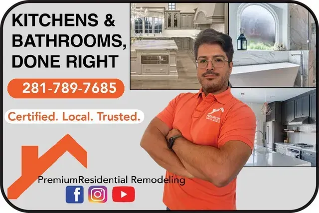 Ad for Premium Residential Remodeling.