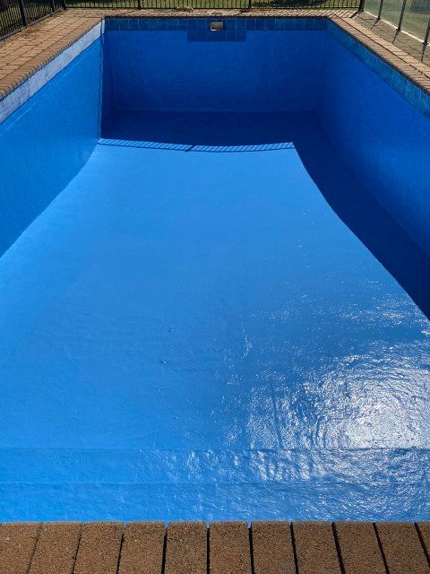 pool after treatment