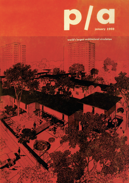 Capitol Towers on the cover of Progressive Architecture magazine in 1959.