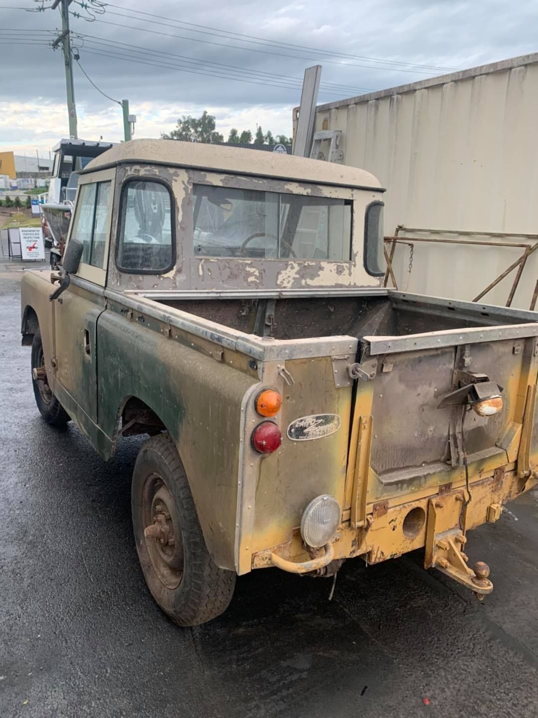 Back View Of Vintage Car — Mechanic In Noosaville, QLD