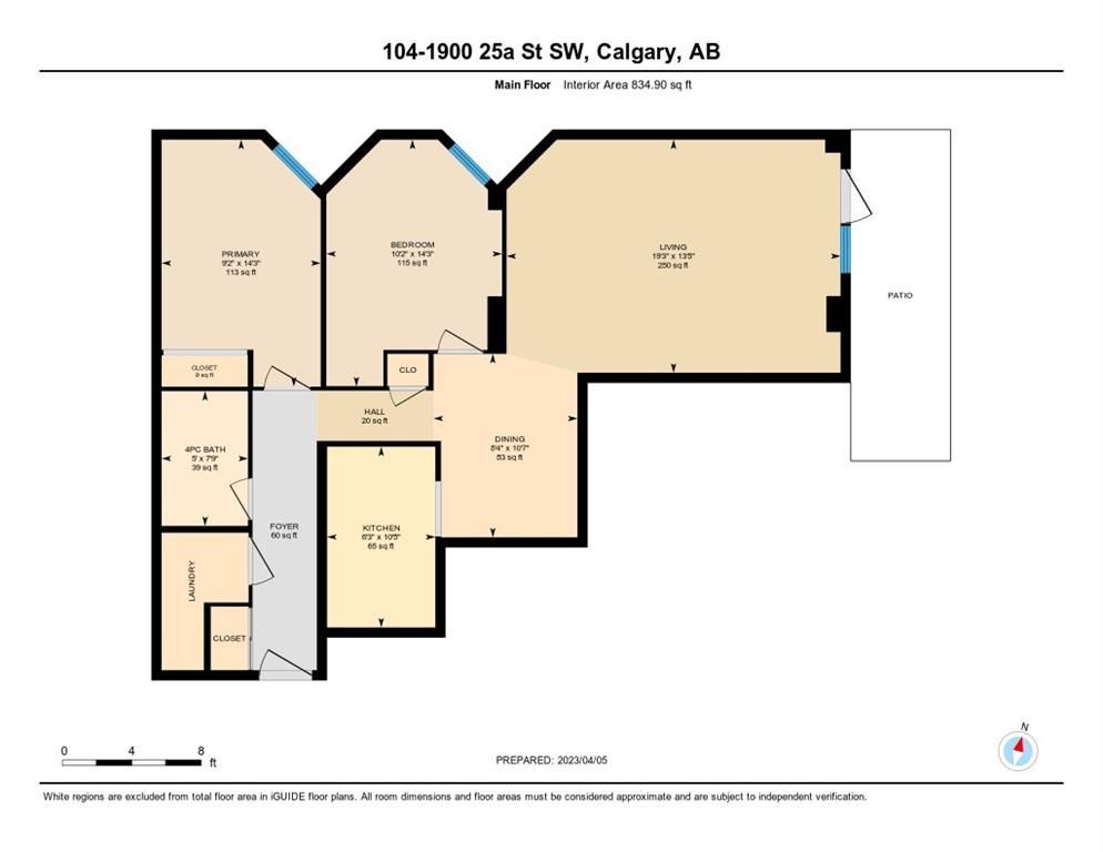 Calgary condo floor plan