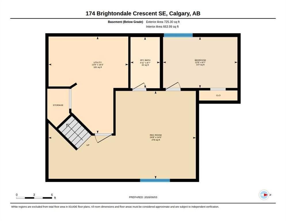 Floor plan of a beige multi-room home with stairs, hallways, and labeled spaces.