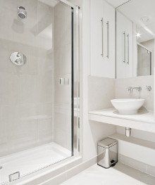 Modern bathroom suite