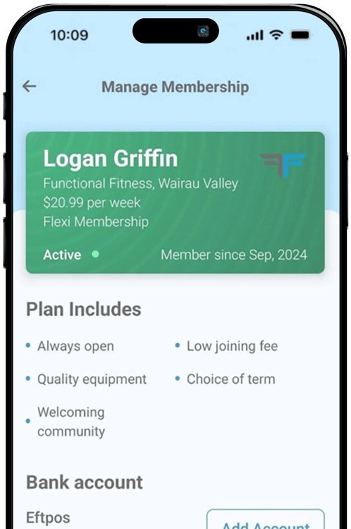 A cell phone with a membership card on it.