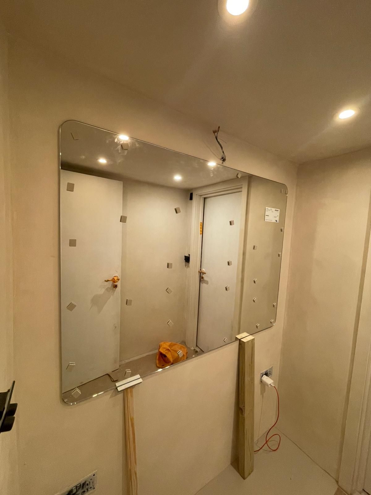 Bespoke bathroom mirror