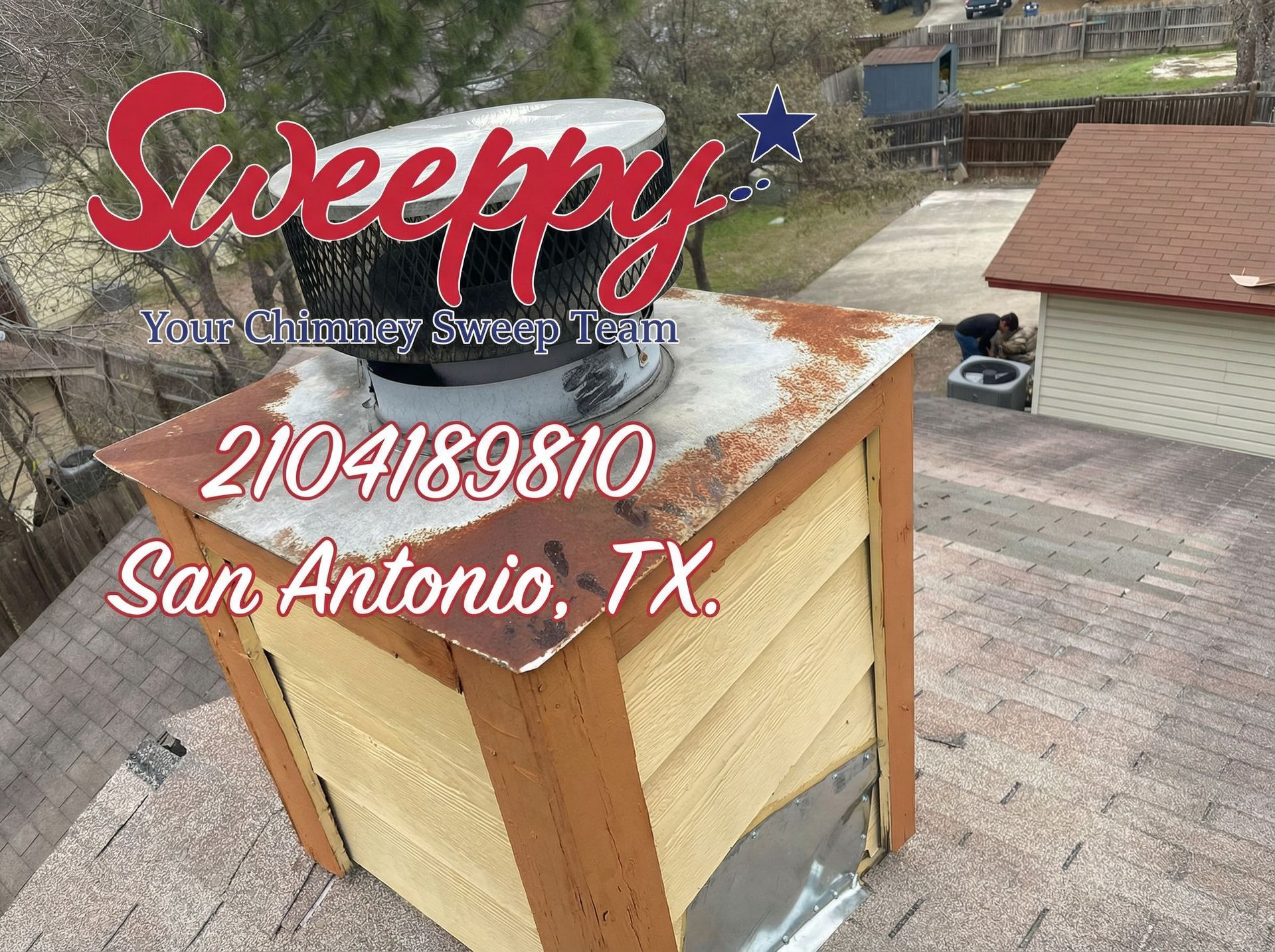 Woman sitting by a fireplace, using a phone. Cozy room with firelight.