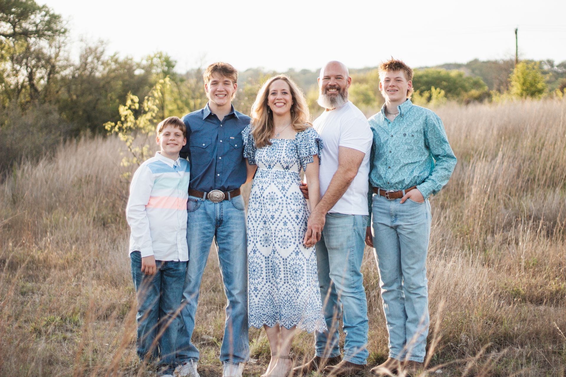 Greg, Meagan, Grayson, Grady, and Granger - the family behind Marlin EZ Storage in Marlin, TX