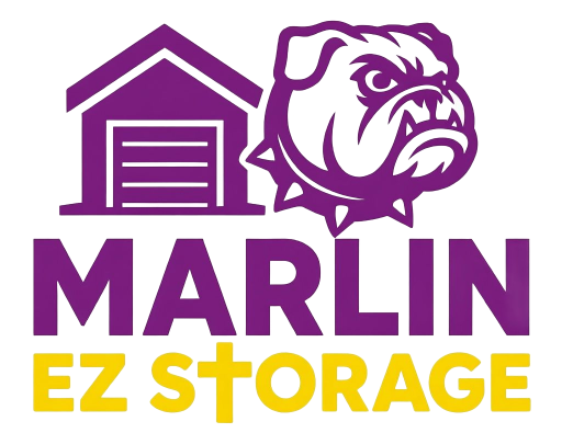 Marlin EZ Storage logo — locally owned self storage in Marlin, TX