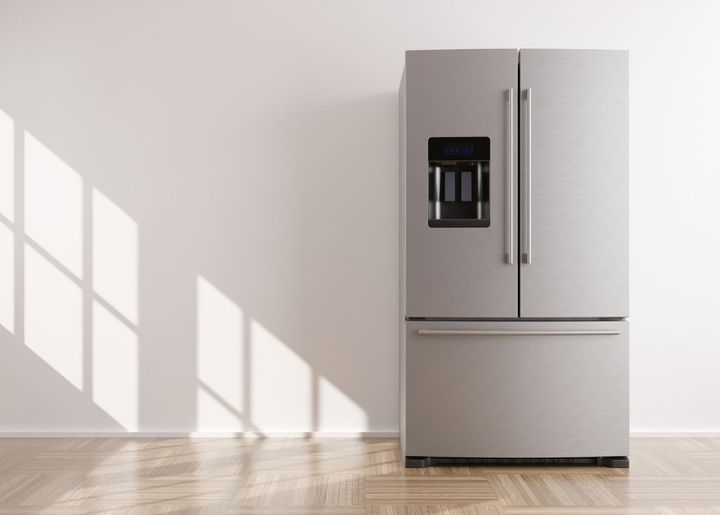 Refrigerator in Empty Room — Fairport, NY — Terry Rickner Appliance Service