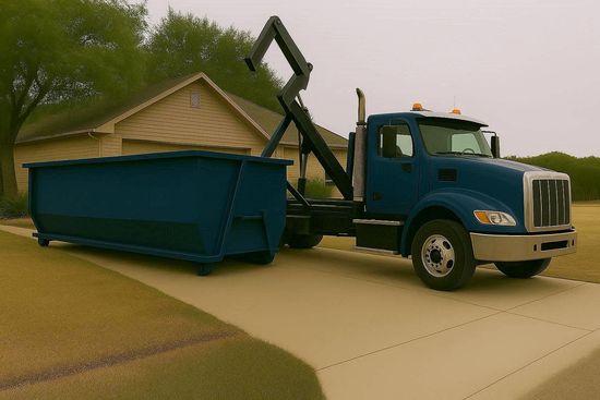 rent dumpster for house project