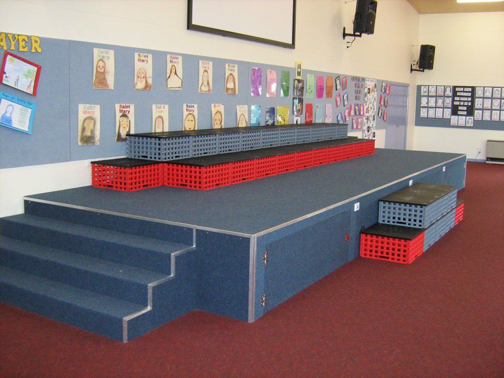 library book display stand