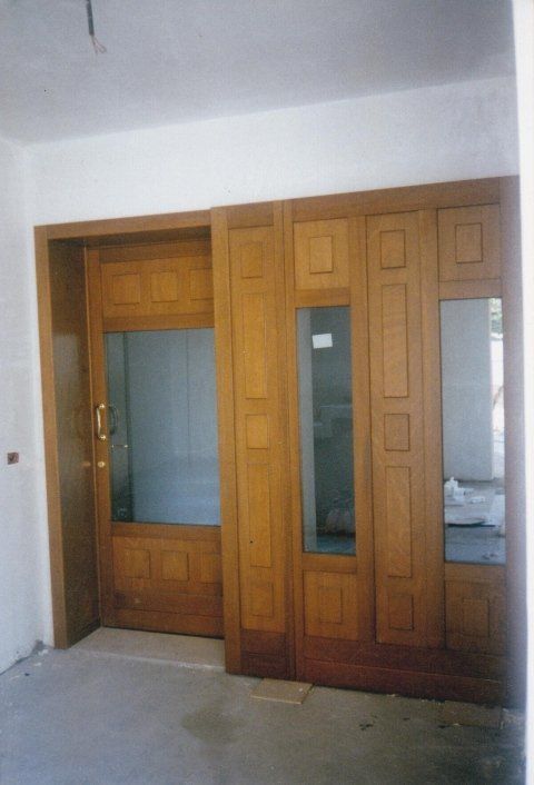 infissi in legno scorrevoli