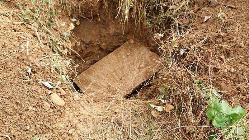 Preparing to Dig Septic Hole - First Choice Septic in Strasburg, VA