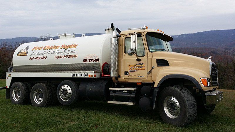 Septic Pumping - First Choice Septic in Strasburg, VA