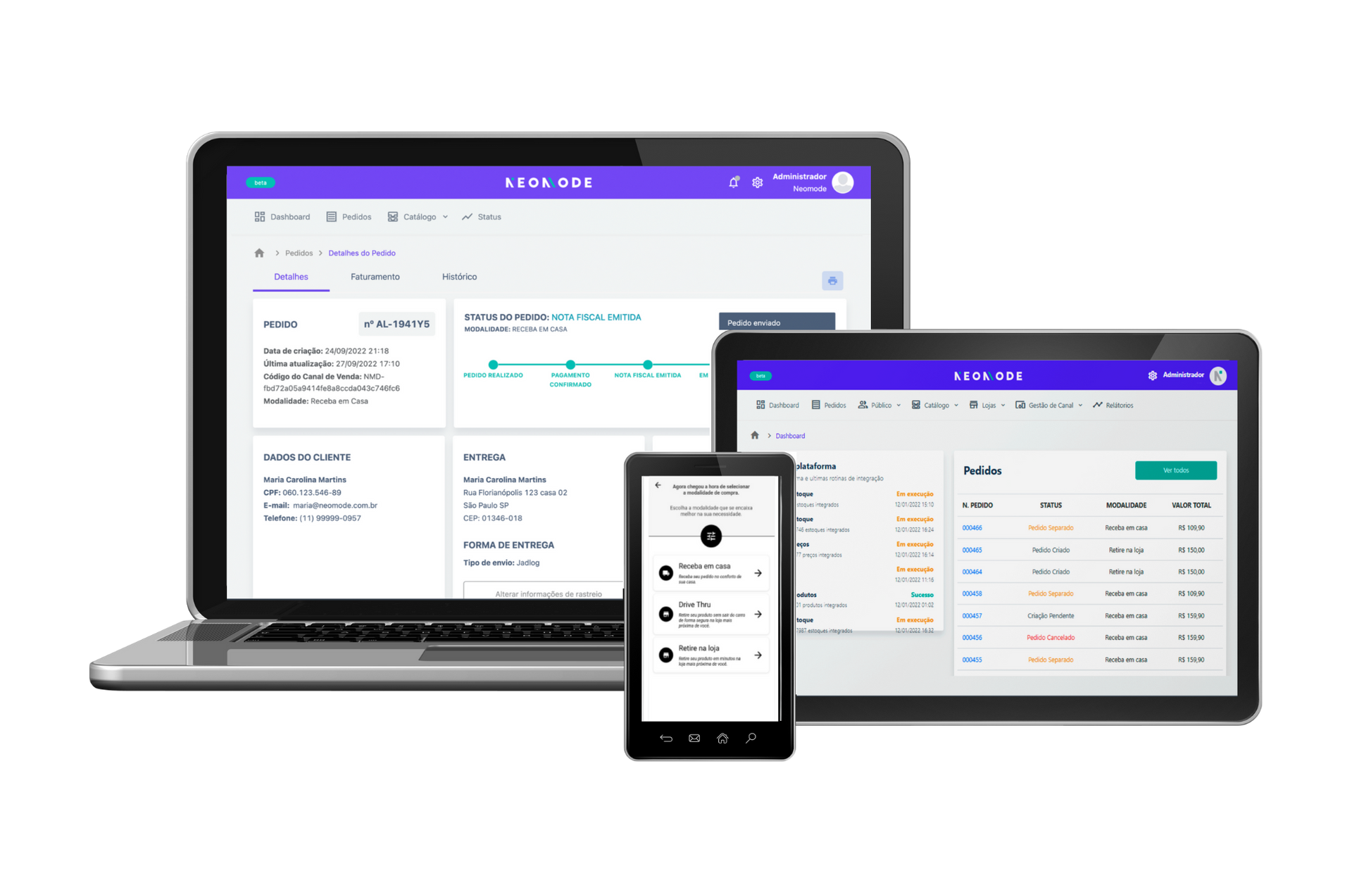 neo oms orquestrador de vendas omnichannel order management system neomode
