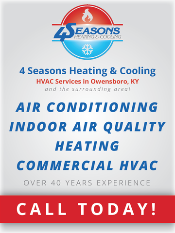 4 Seasons Heating & Cooling Promotional Call Now Banner