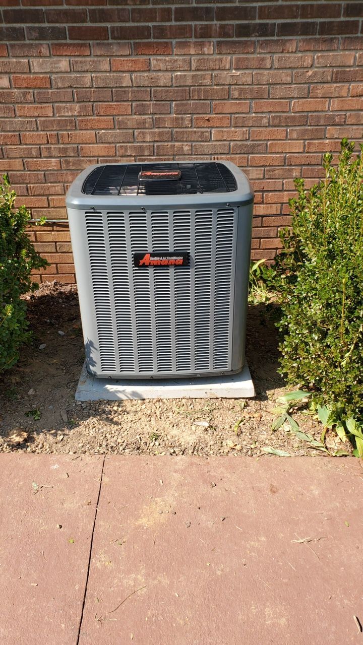 an AC that was tuned-up by Four Seasons Heating & Cooling