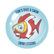 Toms Dive and Swim Logo