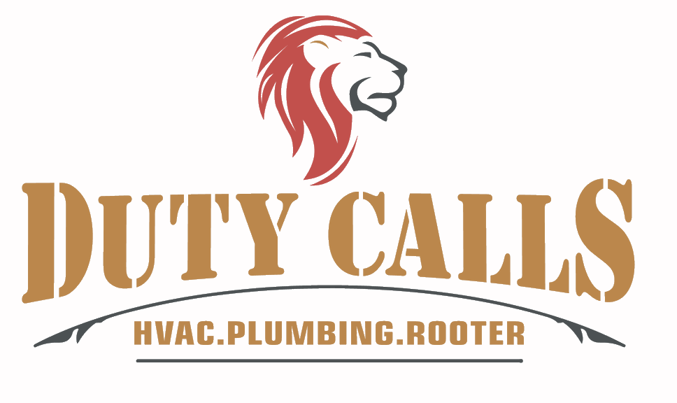 The logo for duty calls has a lion on it.