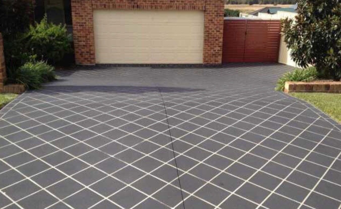 Residential Driveway — Decorative Concrete on the Central Coast, NSW