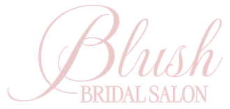 Logo for Blush Bridal Salon, script 