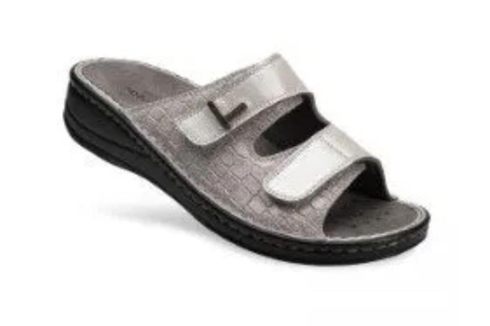 sandali da donna di colore grigio