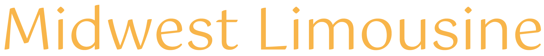 Midwest Limousine logo in a warm yellow color.