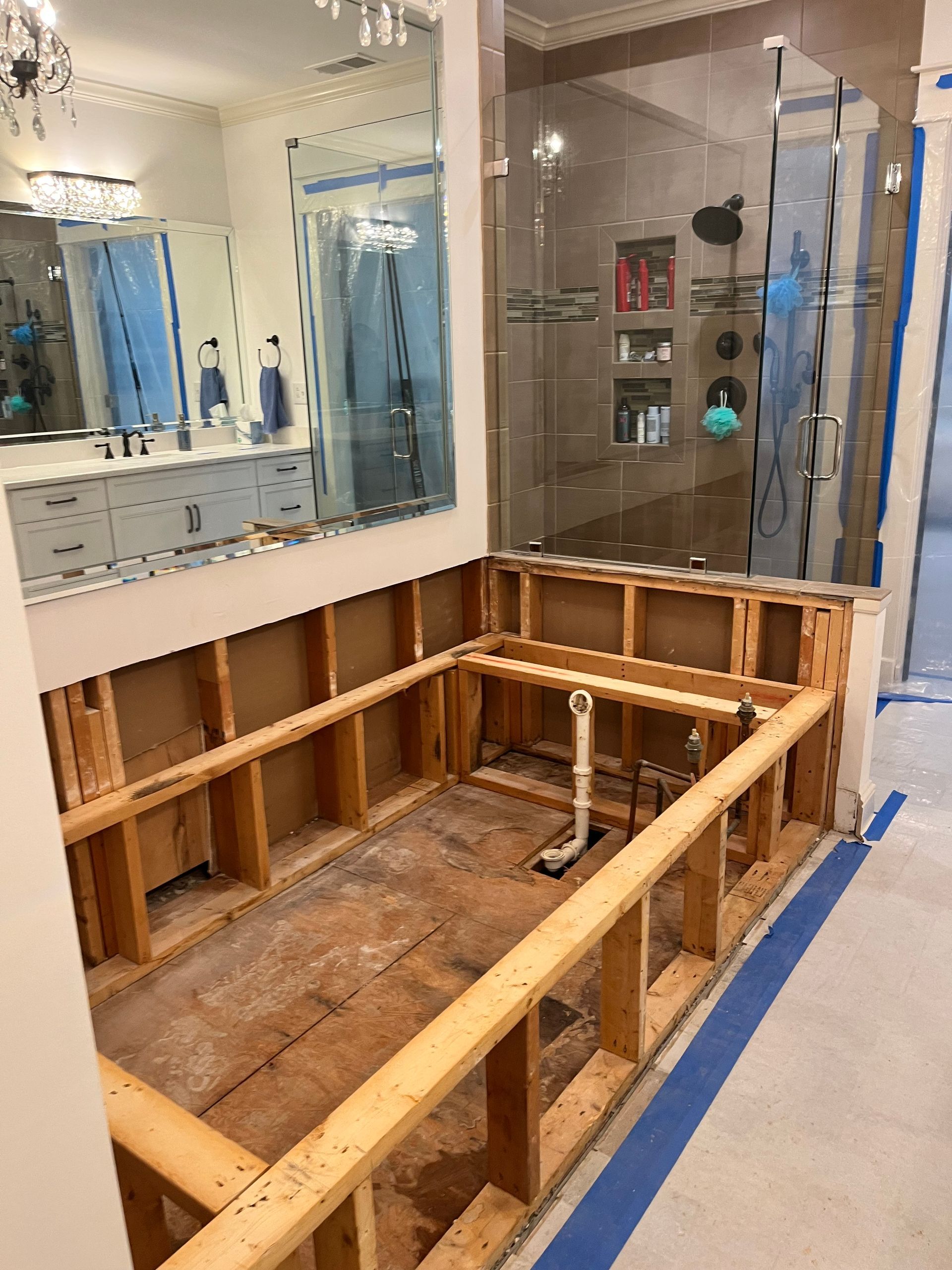 bathroom gutting murfreesboro, tn