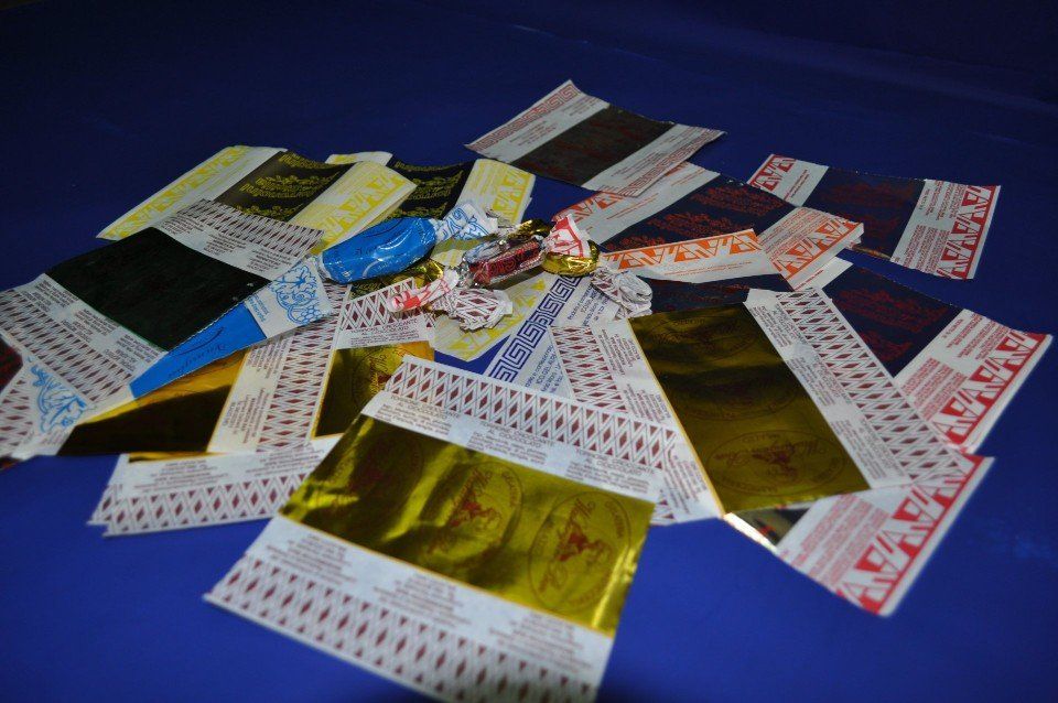 carta per avvolgere dolci