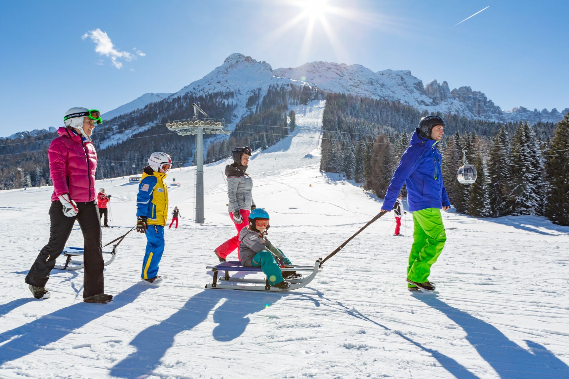 Rodeln rund um Welschnofen Südtirol 