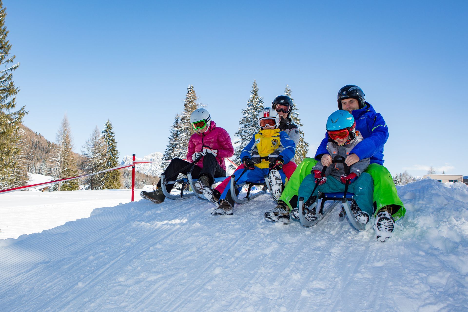Rodelbahnen im Eggental