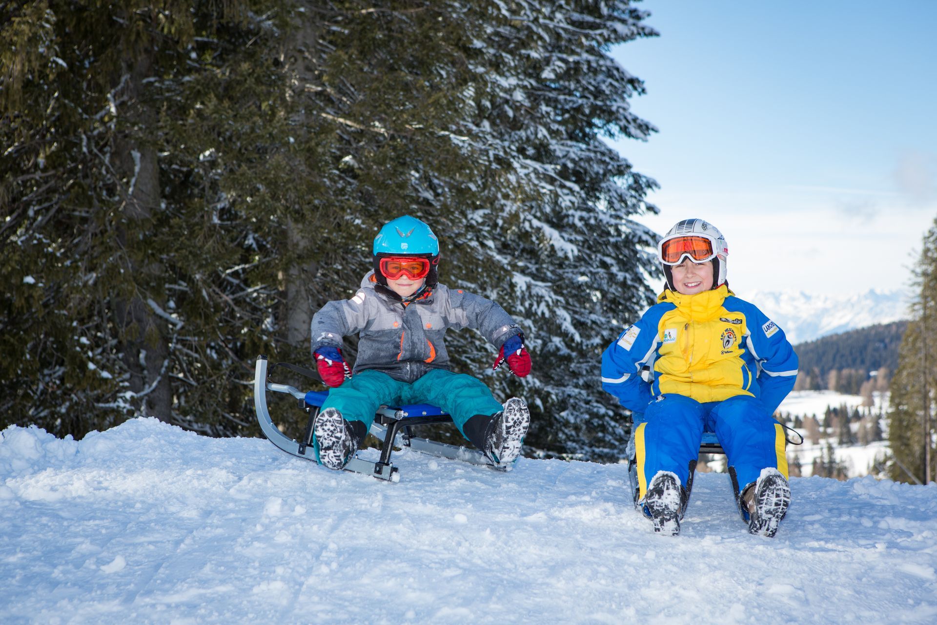 Rodeln in Südtirol Carezza 