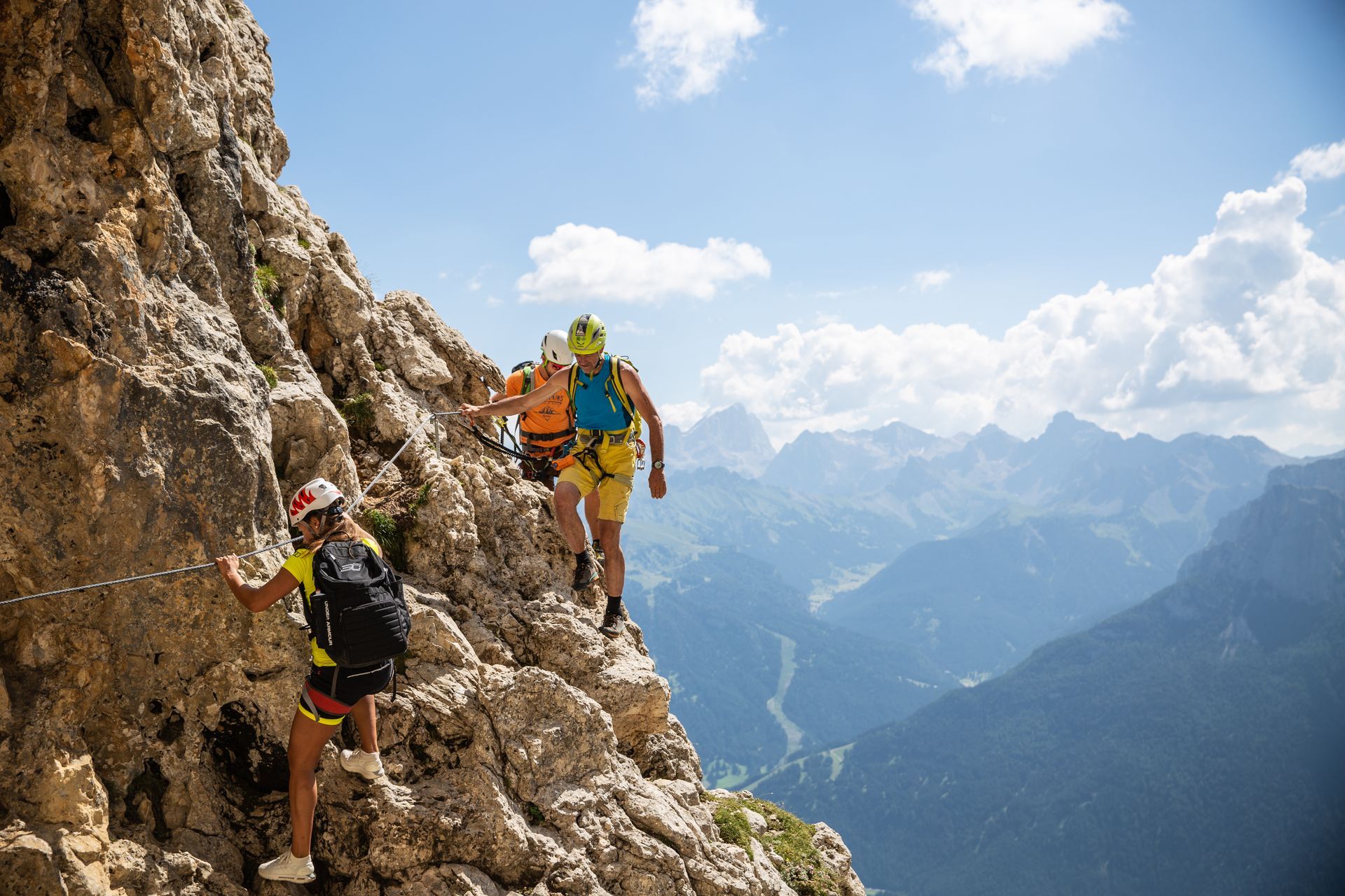 Klettern in den Südtiroler Dolomiten
