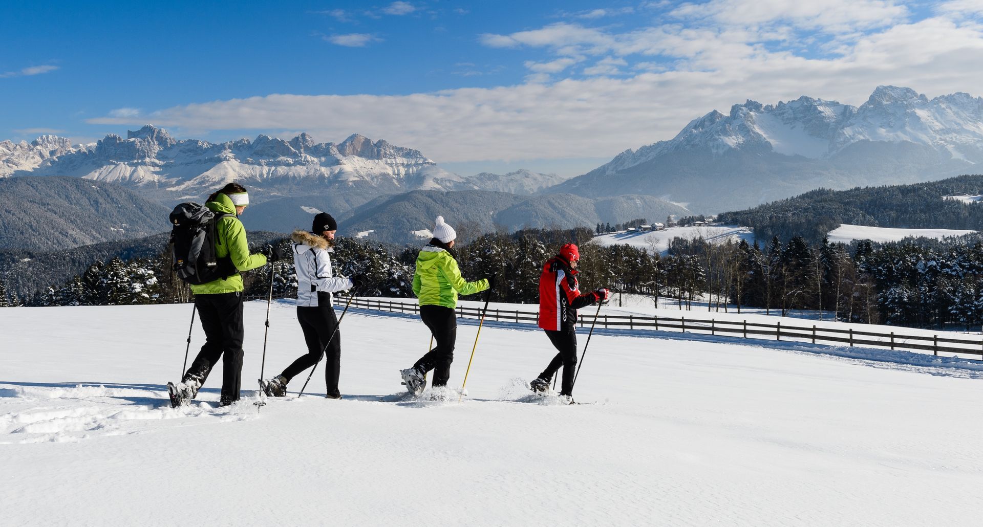 Escursione invernale Madonna di Pietralba Obereggen