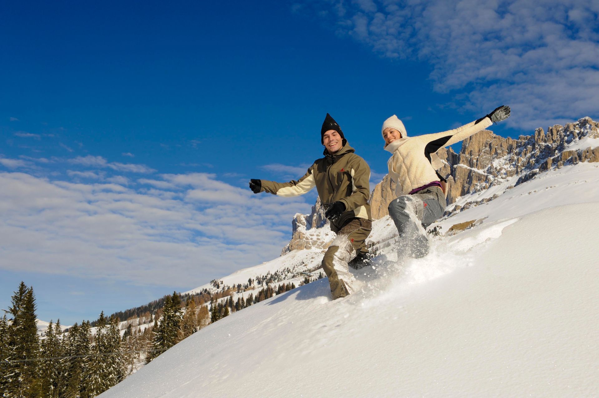 Escursioni invernali in Alto Adige a Nova Levante
